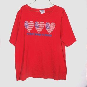 Spoiled Rotten Red Short Sleeve Women T-Shirt Size 2X